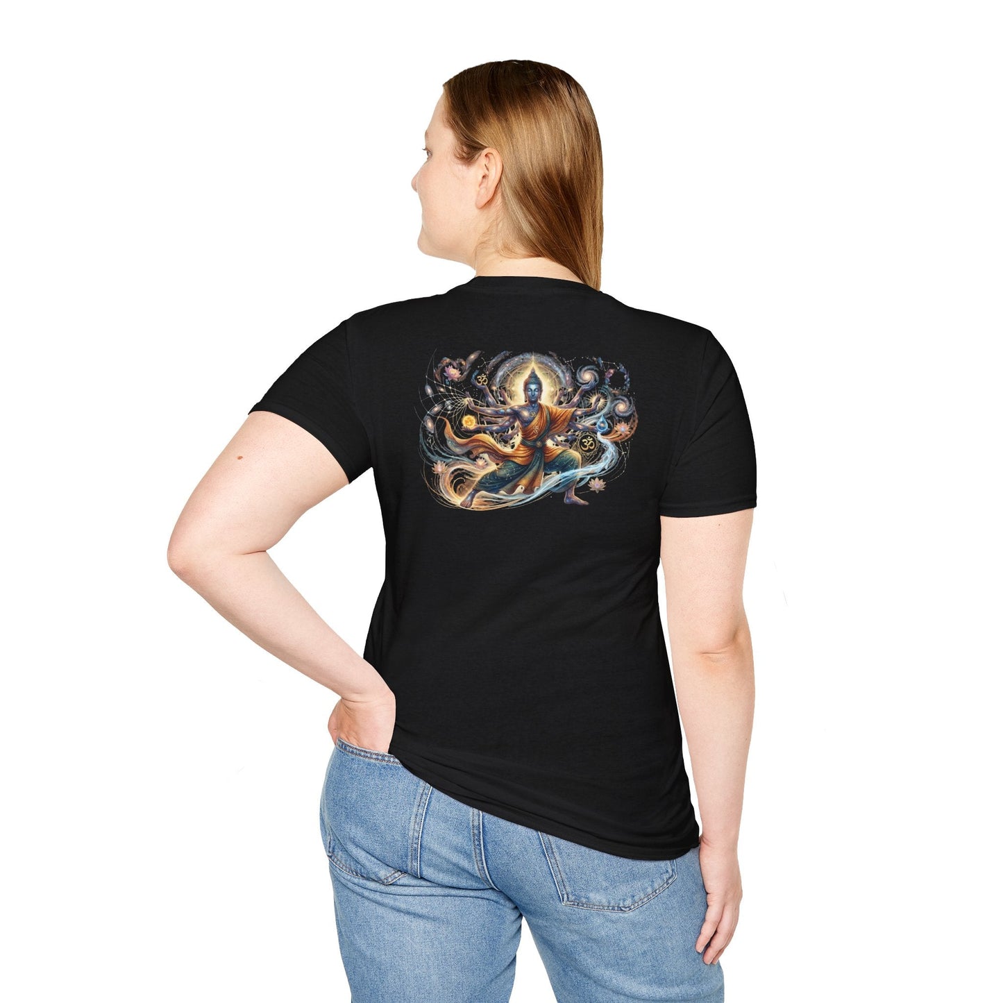 Buddha Cosmic Flow T-Shirt - inkprint