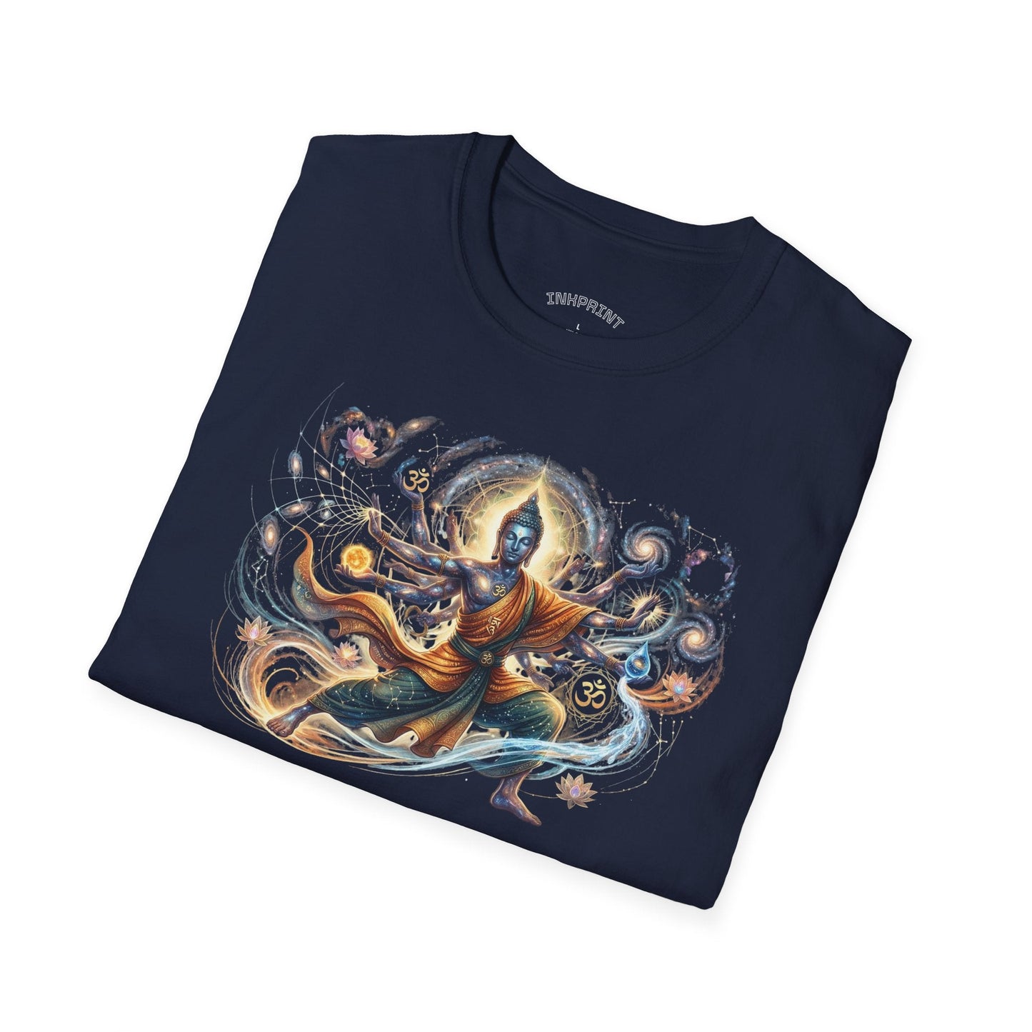 Buddha Cosmic Flow T-Shirt - inkprint