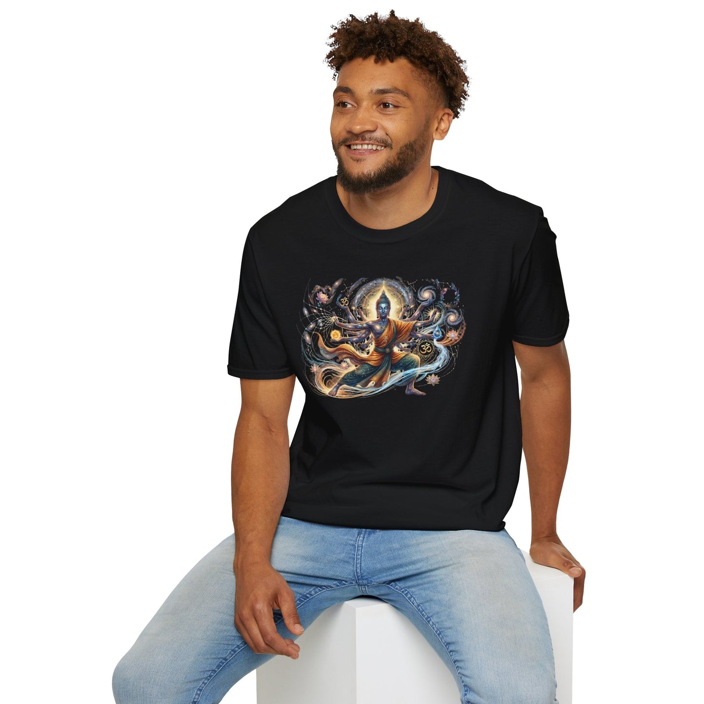 Buddha Cosmic Flow T-Shirt - inkprint