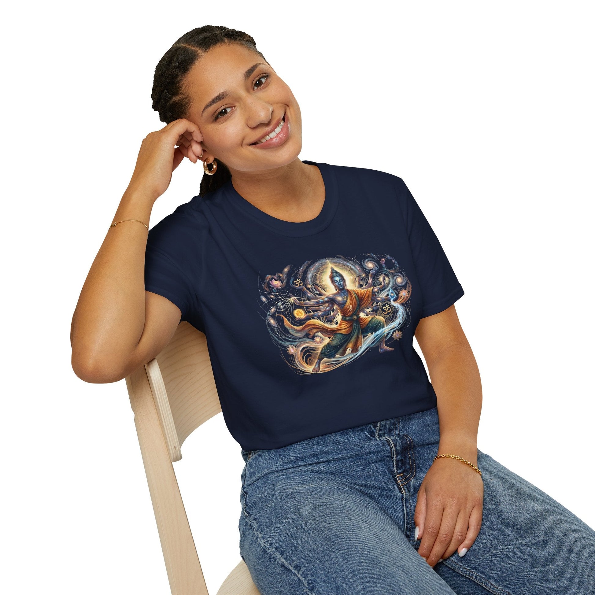 Buddha Cosmic Flow T-Shirt - inkprint