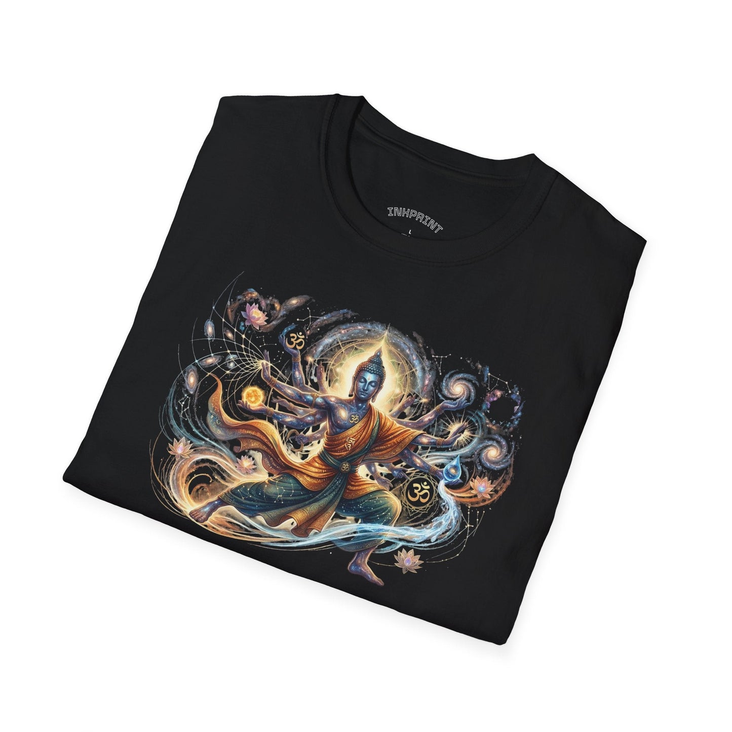 Buddha Cosmic Flow T-Shirt - inkprint
