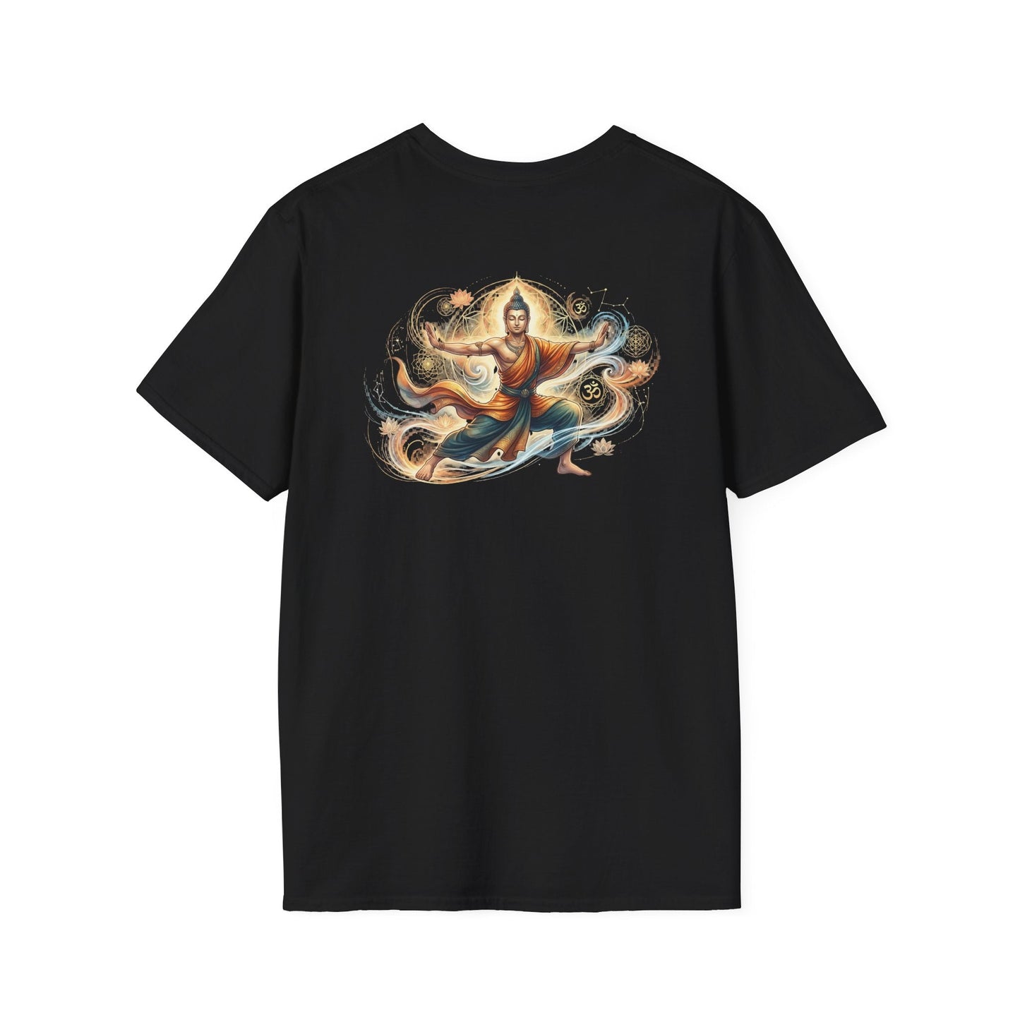 Buddha Martial Arts T-Shirt — Zen Warrior Graphic Tee for Yoga & Meditation - inkprint
