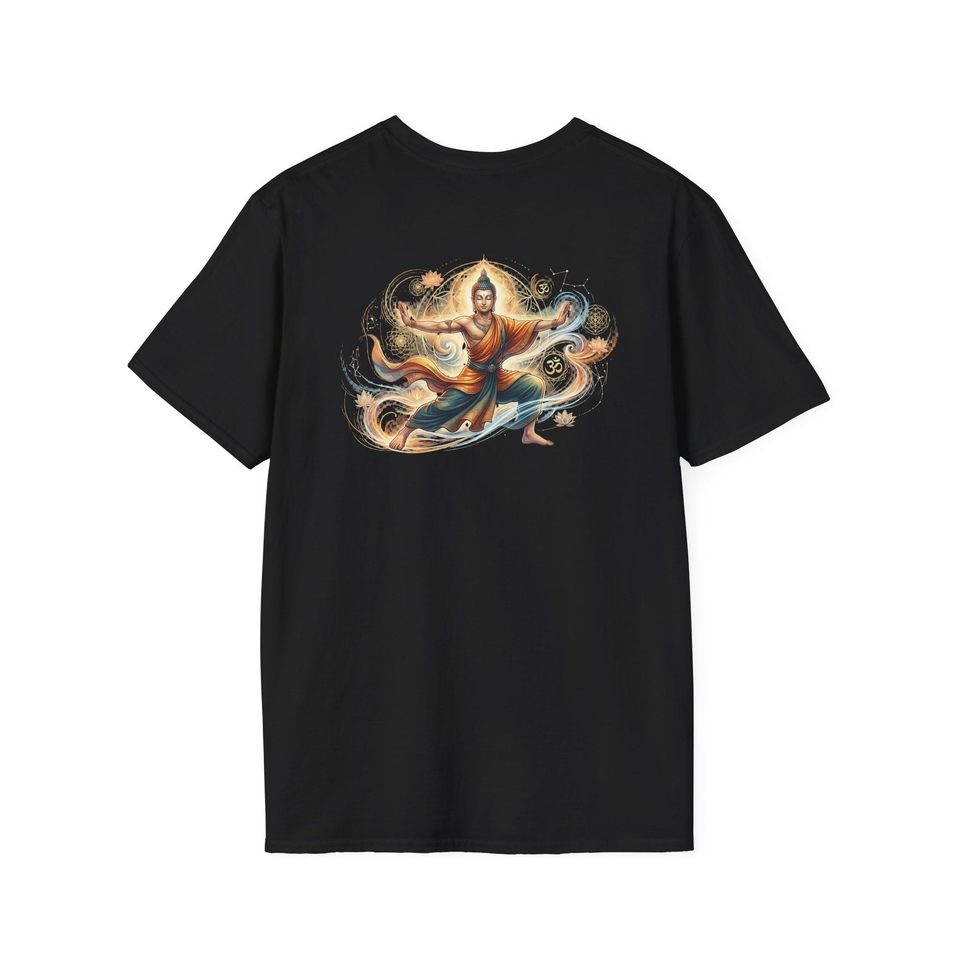 Buddha Martial Arts T-Shirt — Zen Warrior Graphic Tee for Yoga & Meditation - inkprint