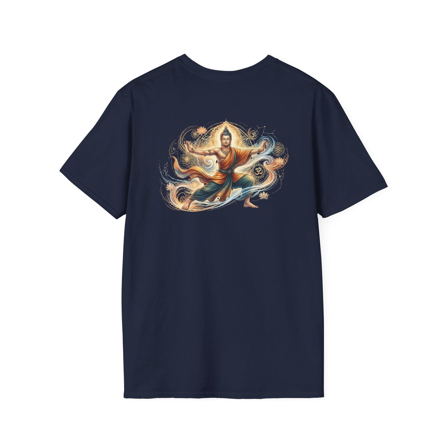 Buddha Martial Arts T-Shirt — Zen Warrior Graphic Tee for Yoga & Meditation - inkprint