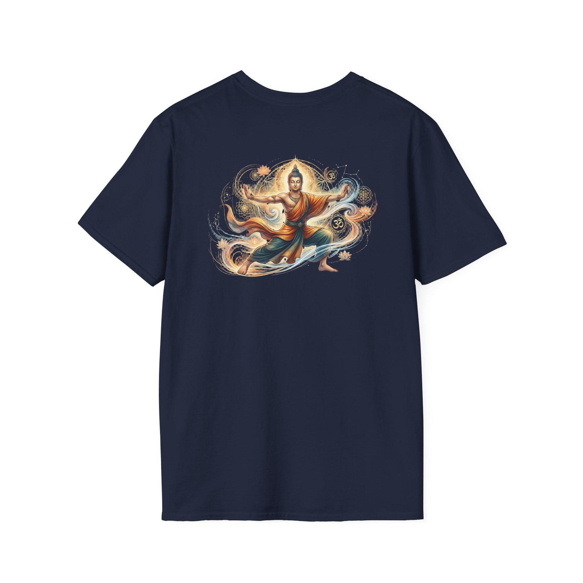 Buddha Martial Arts T-Shirt — Zen Warrior Graphic Tee for Yoga & Meditation - inkprint