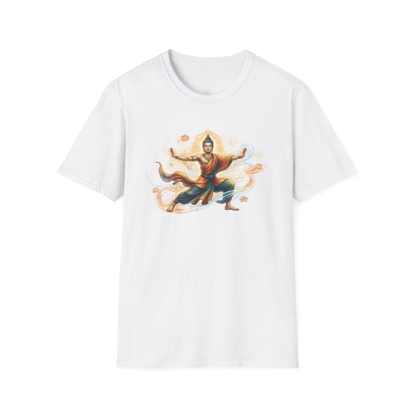 Buddha Martial Arts T-Shirt — Zen Warrior Graphic Tee for Yoga & Meditation - inkprint