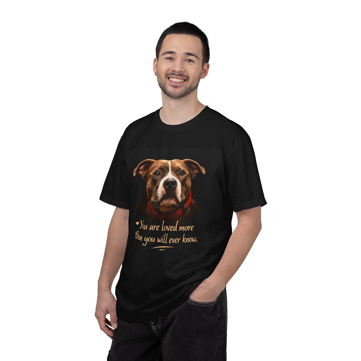 Dog Lover T-Shirt — "You are loved more than you will ever know" Graphic Tee - inkprint