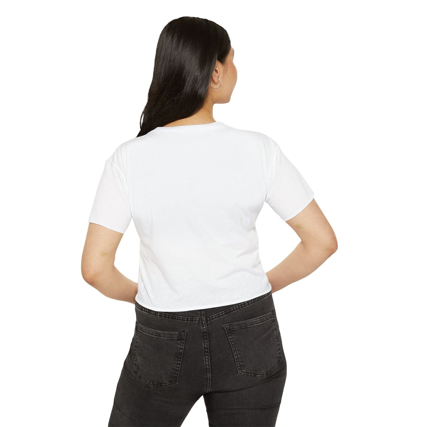 Let's Luck Crop Top — Women's Festival Party Graphic Tee - inkprint
