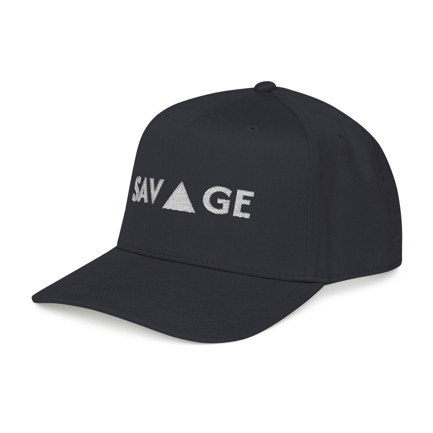 Savage Mid Profile Baseball Cap — Embroidered 'Savage' Hat - inkprint