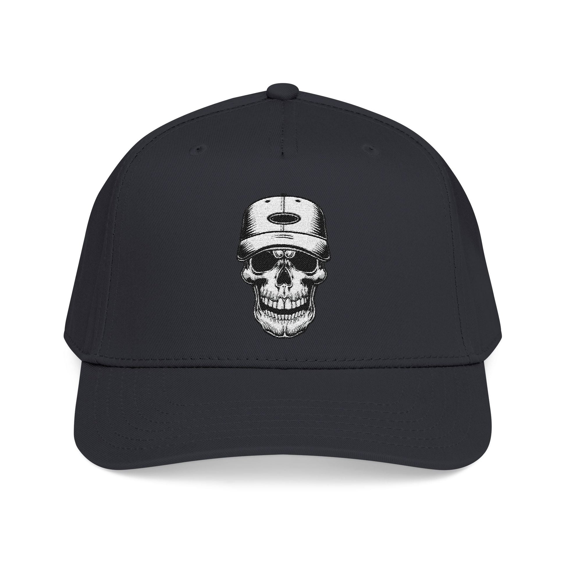 Skull Baseball Cap — Mid Profile Skull Hat - inkprint