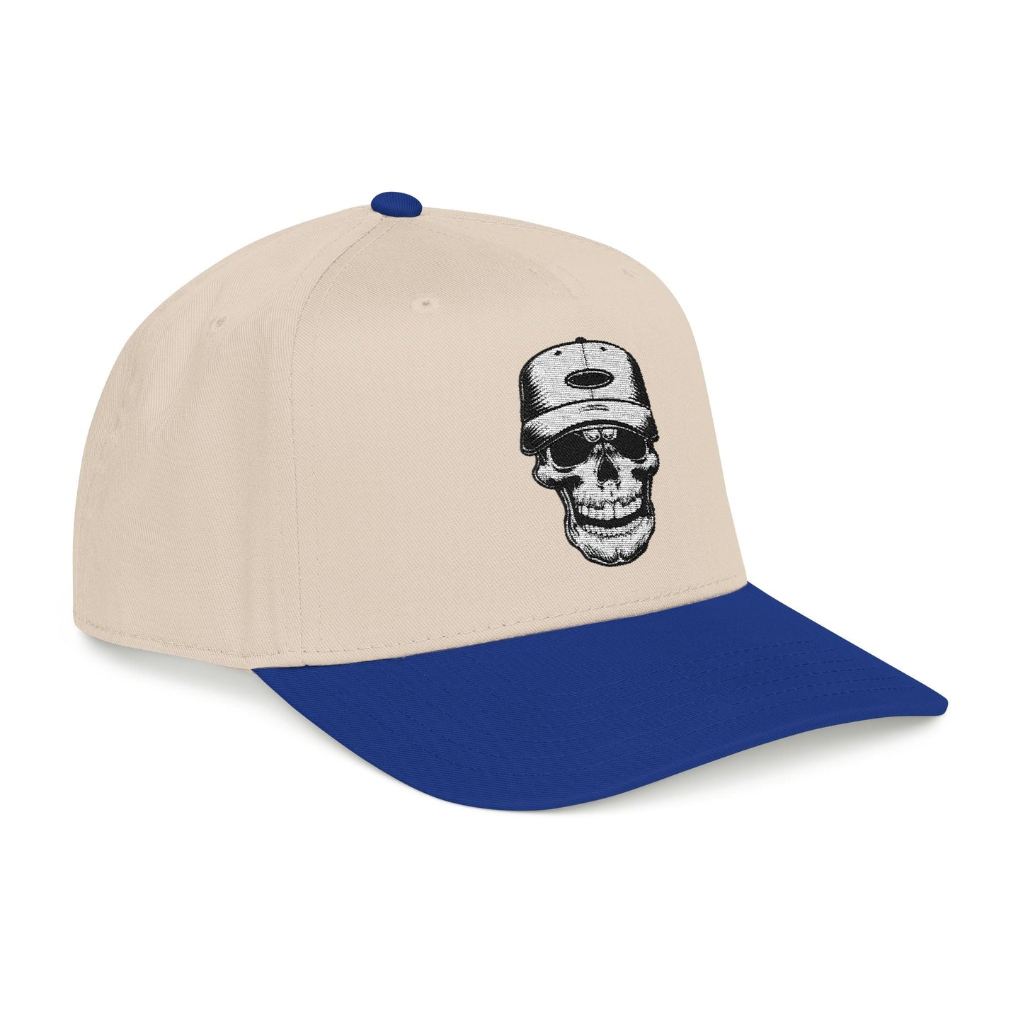 Skull Baseball Cap — Mid Profile Skull Hat - inkprint