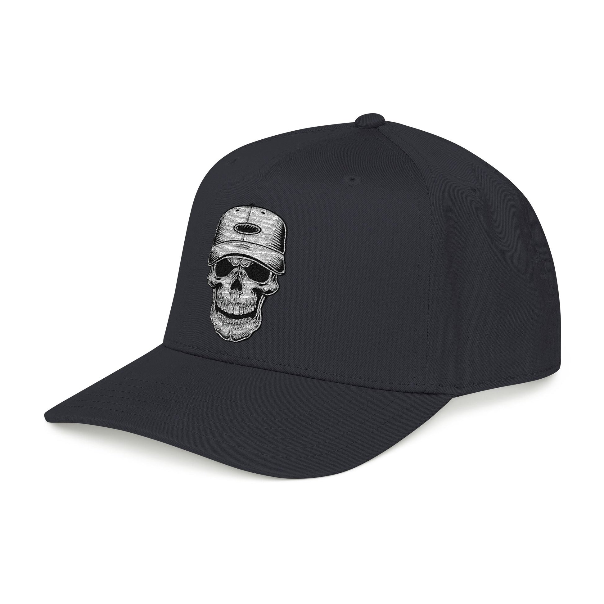 Skull Baseball Cap — Mid Profile Skull Hat - inkprint