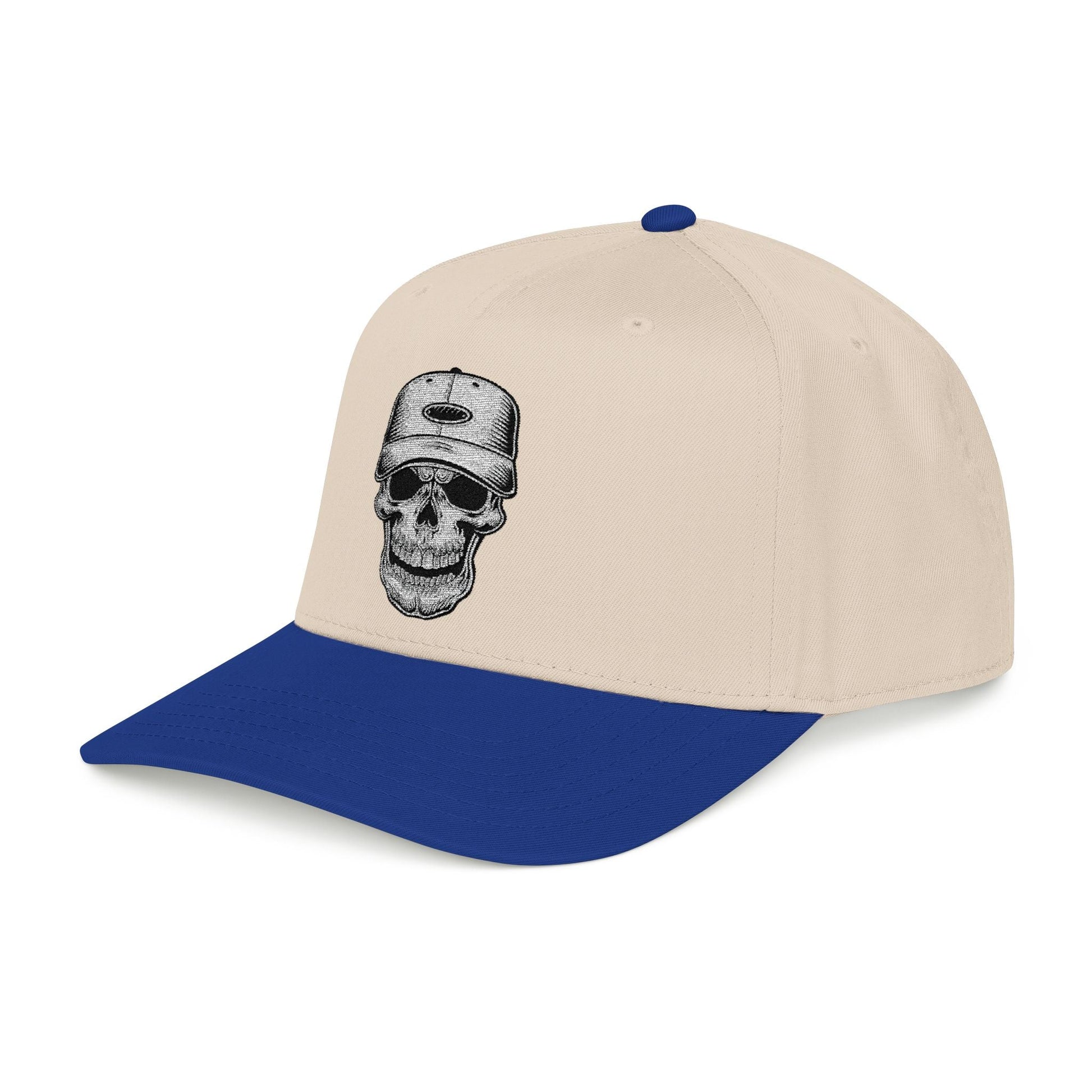 Skull Baseball Cap — Mid Profile Skull Hat - inkprint