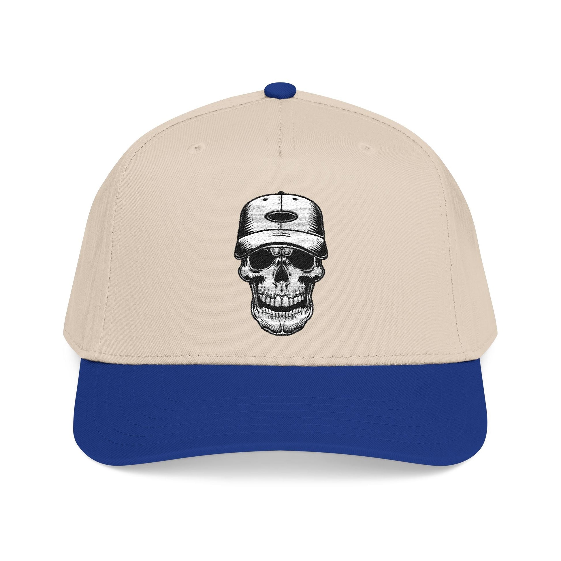 Skull Baseball Cap — Mid Profile Skull Hat - inkprint