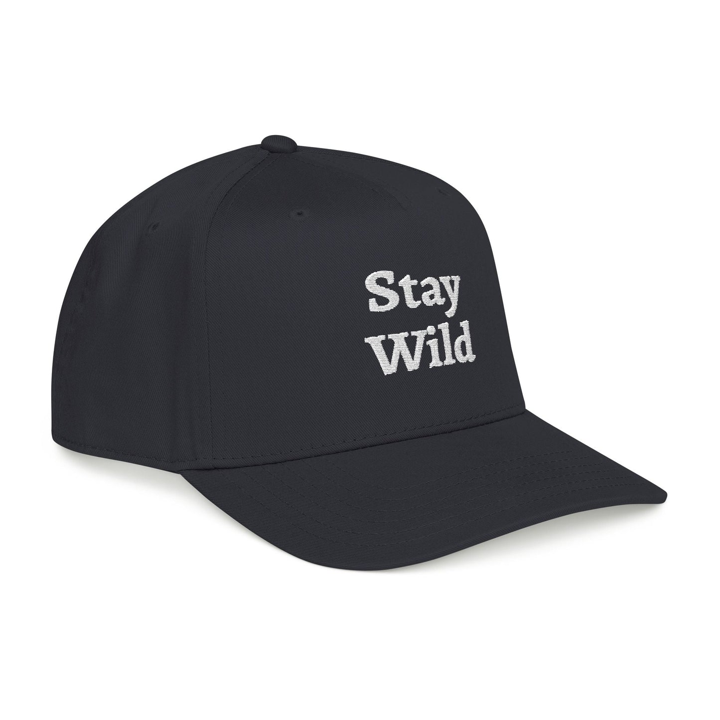 Stay Wild Baseball Cap — Vintage Outdoor Adventure Hat - inkprint