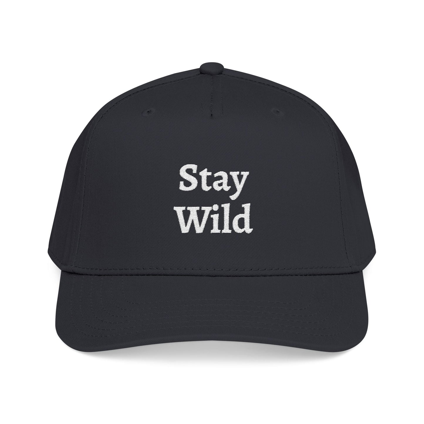 Stay Wild Baseball Cap — Vintage Outdoor Adventure Hat - inkprint