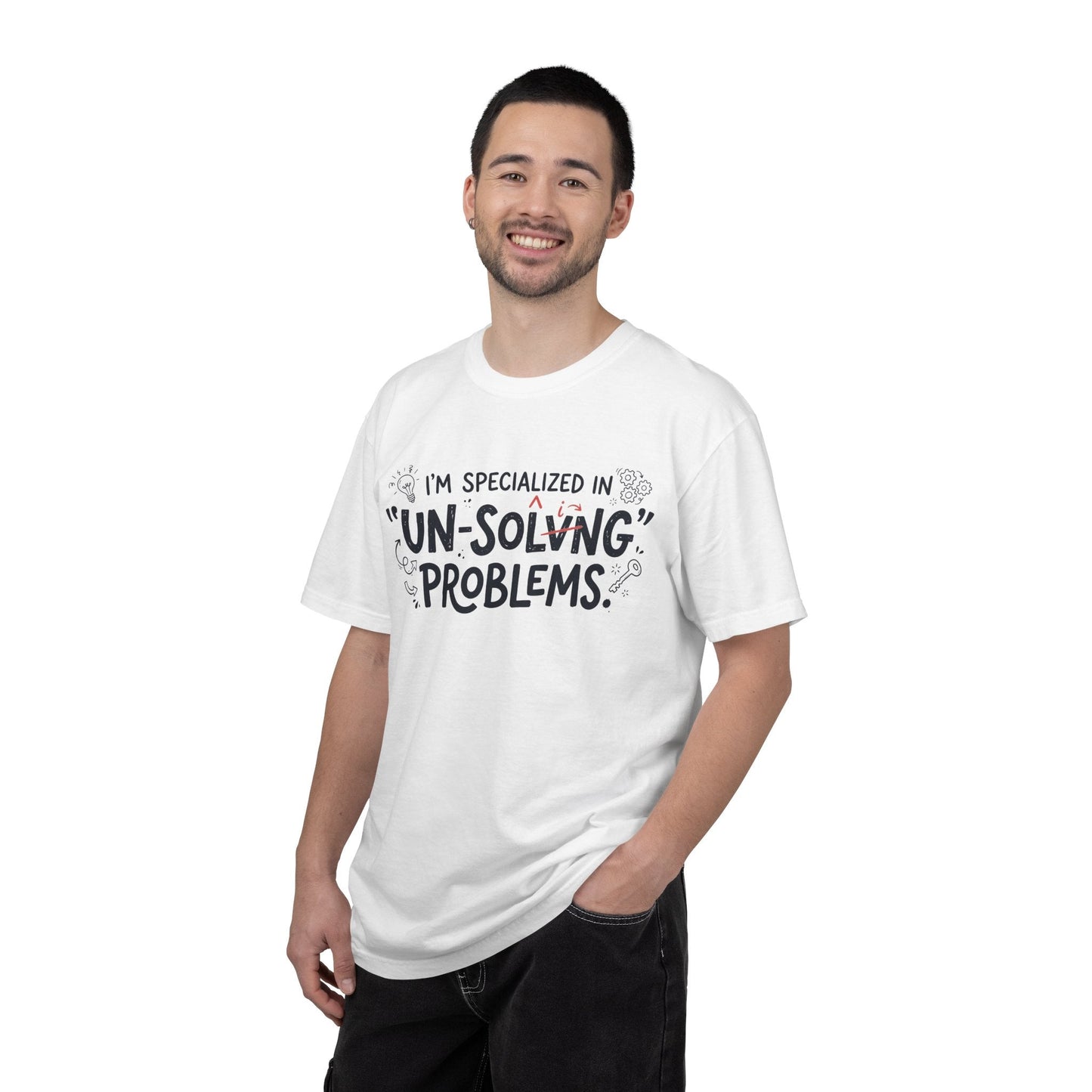 T-Shirt — "I'm Specialized in 'Un-Solving' Problems" Humorous Graphic Tee - inkprintT-Shirtbirthday gift teecasual t shirt