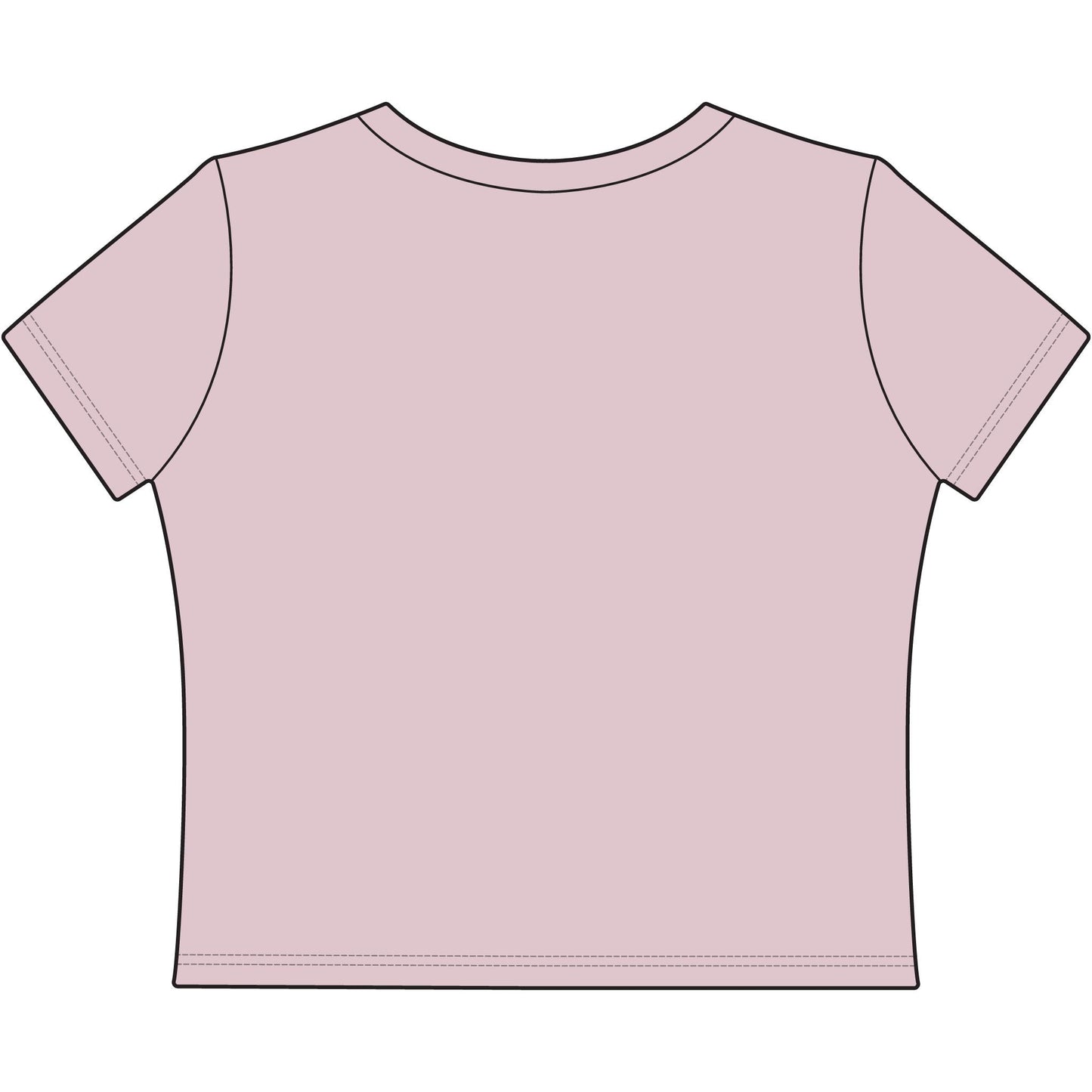 Women's Baby Tee — Pink Lips "Wish I Were Here" Graphic Crop Top - inkprint