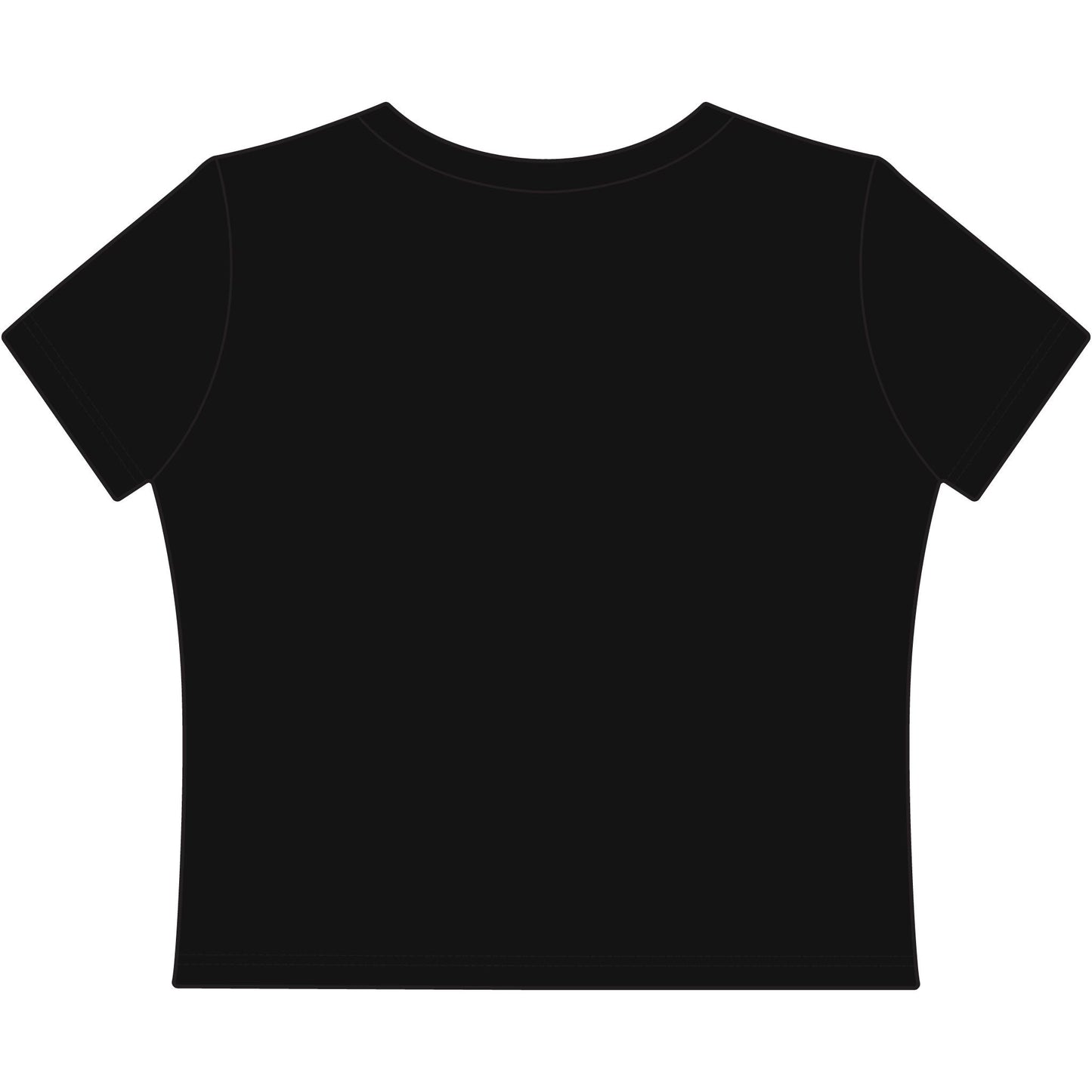 Women's Baby Tee — Pink Lips "Wish I Were Here" Graphic Crop Top - inkprint